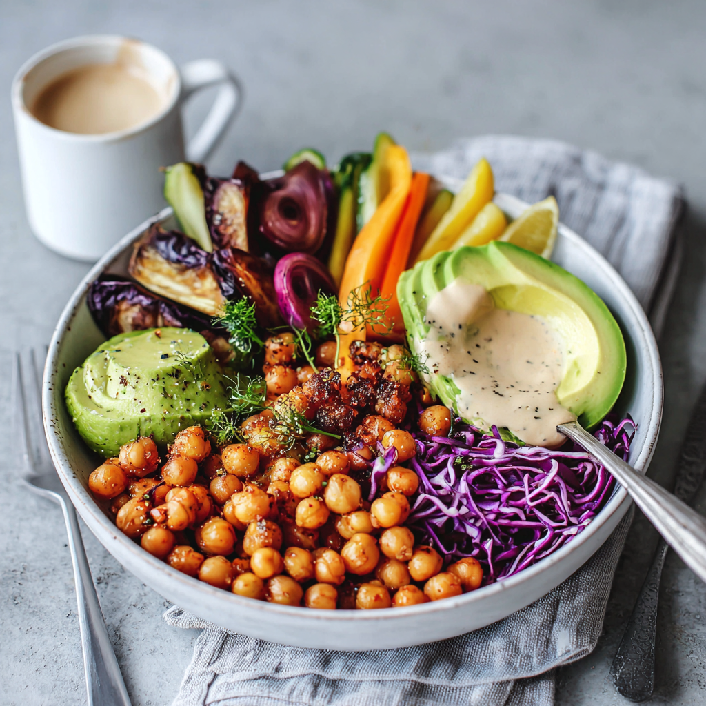 Збалансована їжа на тарілці